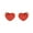 Red, variant on Heart Shaped Sunglasses Vintage Bachelorette Sunglasses Women Retro Eyeglasses for Traveling Red