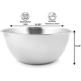 thumbnail image 5 of Fox Run Large Stainless Steel Mixing Bowl, 10.75-Quart Metal Mixing Bowl, 5 of 7