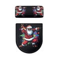 thumbnail image 2 of HELLHERO Christmas Toilet Lid Cover and Toilet Tank Lid Cover Elastic Edge Fits All Toilet Shapes Elastic Bottom Easy to Clean Stretch for 17x21 Inches, 2 of 8