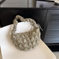 thumbnail image 2 of Hobo Bolsos de mujer Bolsos de satchel acolchados coreanos Bolso de mensajero de ocio Bolso acolchado FLhrweasw Nuevo, 2 of 9