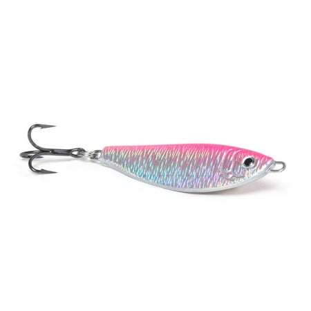 UPC: 0046837101909 | Clarkspoon PJ1-PNK/SIL Pogie Jig 1 oz – Pink/Silver – PJ1-PNK/SIL