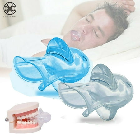 Luxtrada Anti Snoring Tongue Device Silicone Sleep Anti Snore Device Apnea Aid Snore Stopper Tongue Retainer