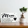 thumbnail image 3 of JennyGems Mom is My Best Friend Wooden Sign, Mother Definition Gifts and Decor, Made in USA, 3 of 8