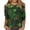 Leopard Print, variant on 3/4 Sleeve Tops for Women Irish Lucky Clover St Patricks Day Shirt Women Crew Neck Pullover Graphic Tee Tops Saint Patricks Day T Shirts
