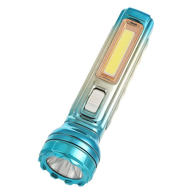 Solar Flashlight Small LED Torch Light Mini Super Bright Penlight USB COB