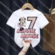 thumbnail image 3 of Camisetas de algodón de Disney con números 1 a 12 de Kawaii, ropa de dibujos animados de anime para niños y niñas, camiseta de verano para niños de Minnie Mouse, 3 of 5