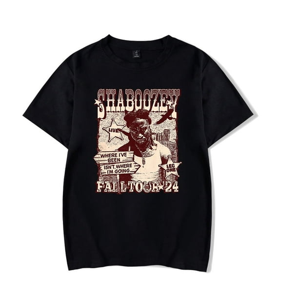 Shaboozey Merch Fall Tour 24 T-shirt T Shirt Men Women Short Sleeve Country Music Tee Crewneck Streetwear Top