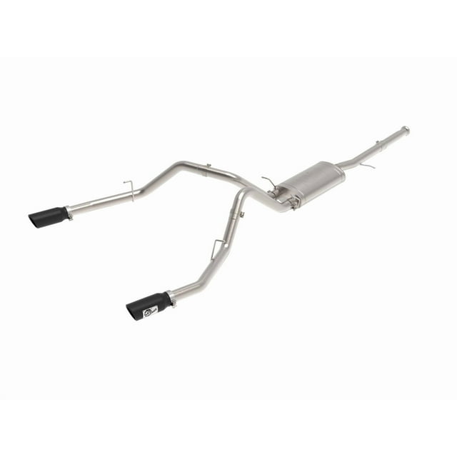 Advanced FLOW Engineering Exhaust System Kit 49-44135-B Apollo GT Cat-Back System; Stainless Steel; With Muffler; 3 Inch Pipe Diameter; Single Exhaust With Dual Exit; Rear Exit