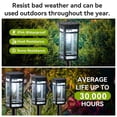 thumbnail image 7 of 6 Pack Solar Lights Outdoor Waterproof for Garden Pathway Walkway Yard Lawn Decorative Landscape Lighting.(Cool White), 7 of 7