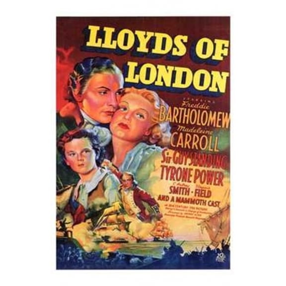 Posterazzi MOV198235 Lloyds of London Movie Poster - 11 x 17 in.