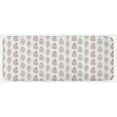thumbnail image 1 of Feather Kitchen Mat, Hand Drawn Motifs Culture Pastel Color Hippie Plumage Bohemian Effect, Plush Decorative Kitchen Mat with Non Slip Backing, 47" X 19", Dark Coral and Seafoam, by Ambesonne, 1 of 1
