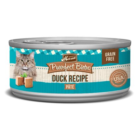 UPC: 0022808382843 | Merrick Purrfect Bistro Duck Pate Wet Cat Food 5.5 oz Can