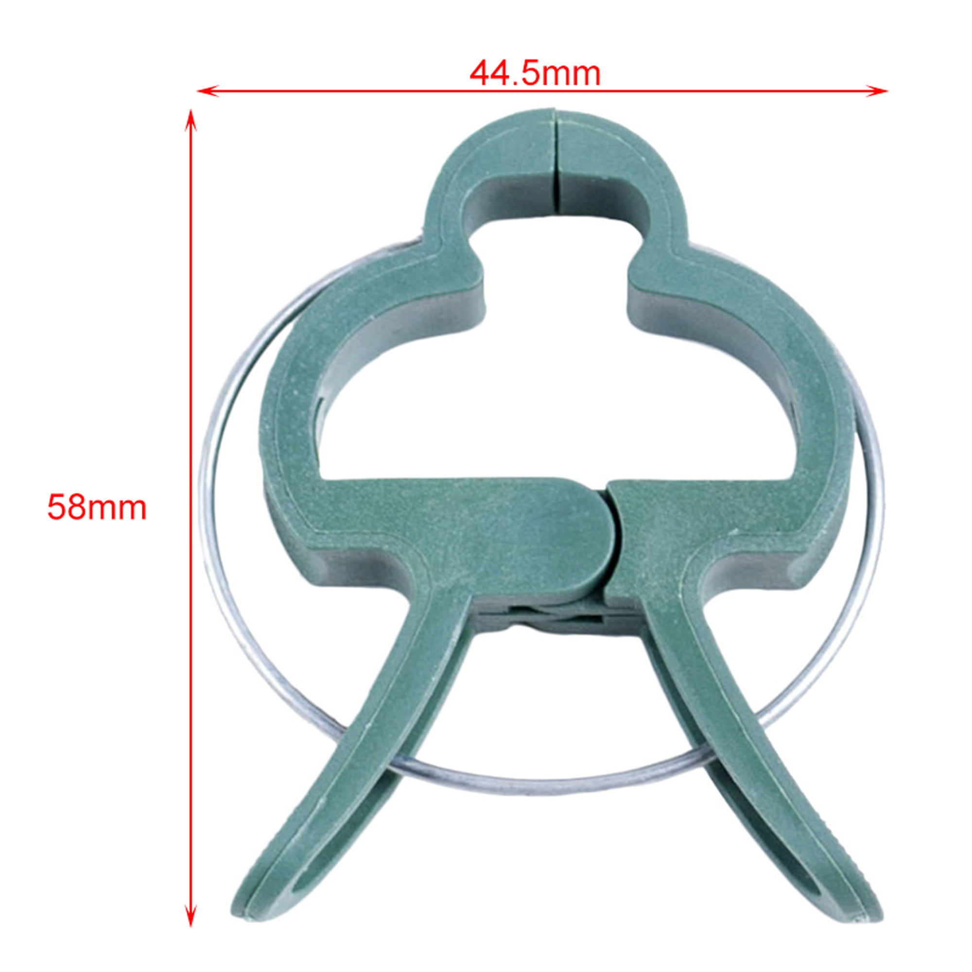 NEW REUSABLE PLANT CLIPS PATIO SUPPORT FIXING CLIPS SPRING GARDENING PACK OF 2 
