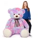 thumbnail image 1 of Oso de peluche Tezituor, 132 cm, arcoíris gigante, color morado, 1 of 7