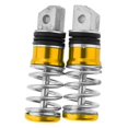 thumbnail image 2 of 2pcs ReposapiesTraseros Moto Ajuste Universal para Mayoría de Motocicletas, Pedal 8mm Agujero Amarillo shamjiam Reposapiés de pie para motocicleta, 2 of 8