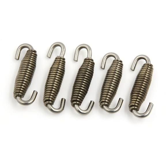 Unique Bargains 5 Pcs 45mm Length Exhaust Pipe Springs Expansion Link Tube For Motorcycle