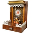 thumbnail image 3 of Customized Wooden Cabinet Desginer Mandir With LED / Mandir For Home & Office / Temple For Home / Pooja Ghar / Mandir With Lights /Storage, 3 of 3
