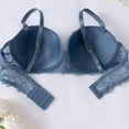 thumbnail image 6 of Women's Balconette Lace Bra, Lightly Padded Comfortable Brassieres, Full Cup Underwire Support Bralette, 6 of 7