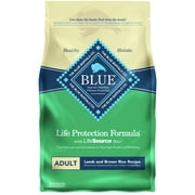 Blue Buffalo Life Protection Formula Lamb and Brown Rice Dry Dog Food for Adult Dogs, Whole Grain, 6 lb. Bag