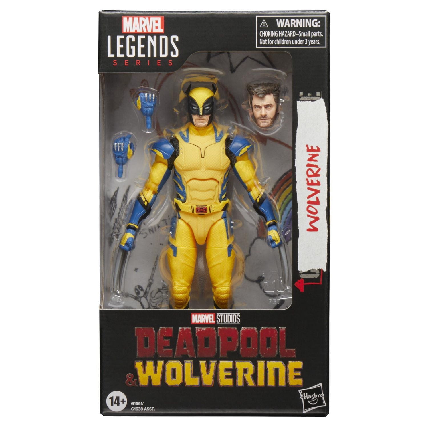 Marvel Legends Series Wolverine, Deadpool & Wolverine Adult Collectible Action Figure (6”)