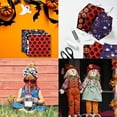 thumbnail image 6 of Poezie 10 Pcs Halloween Fabric Square Pumpkin Cats Owls Pattern Halloween Printed Fabric for Sewing Quilting Apparel Crafts Home Decor Supplies, 6 of 7