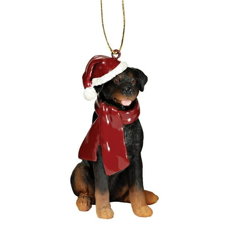 Mastiff Dog Ornament - Rottweiler Holiday Dog Ornament Sculpture