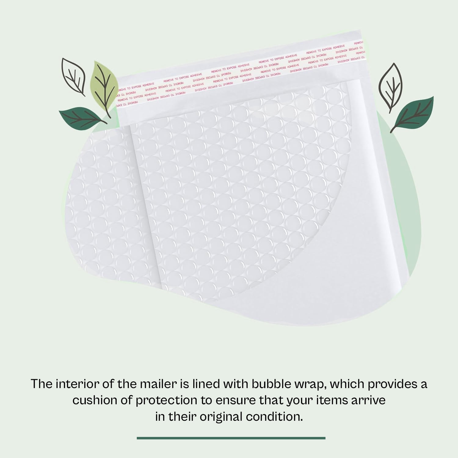 MMBM #6 White Kraft Bubble Mailers 12.5" x 19" Water-Resistant Bubble Envelopes for in Transist Security 100 Pieces