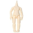 thumbnail image 1 of Vogacara Flexible 13 bolas articuladas cuerpo de muñeca sin cabeza juguetes para niños DIY Muñecas y casas de muñecas Super blanco, 1 of 1
