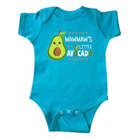 

Inktastic Mawmaw s Little Avocado with Cute Baby Avocado Gift Baby Boy or Baby Girl Bodysuit