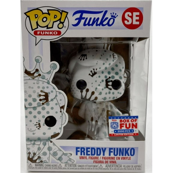 Funko POP! Fundays Freddy Funko [Artist Series, White & Brown] SE LE 2000 Exclusive