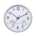 thumbnail image 1 of Horloge Murale Silencieuse Rétro 12 Pouces avec Thermomètre, 1 of 5