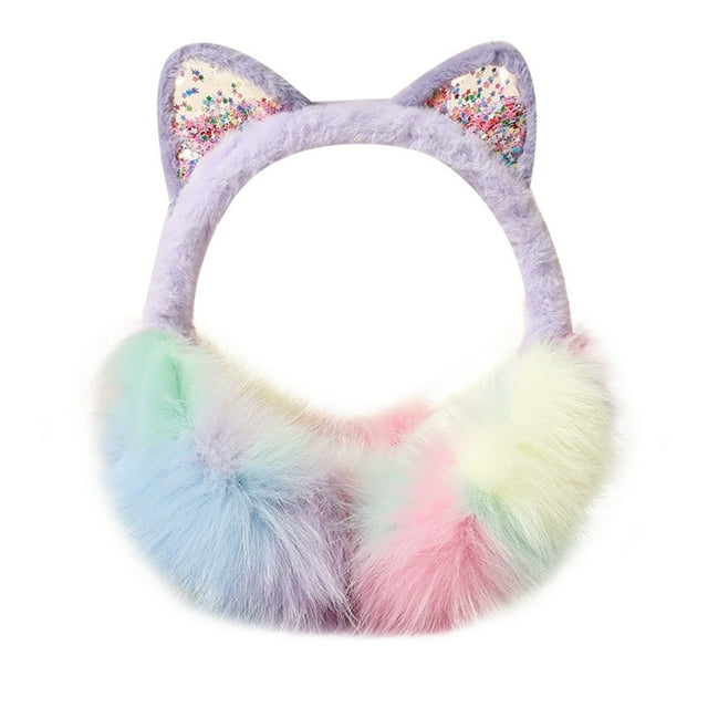 Hearth & Gear Winter Warm Cat Ear Headband Cozy Ear For Girls Cold Weather Outdoor Sports Workout Items Exercise Bike Table Rip Workout for Adults Work Out Room Work Out Items Exercise Tables Foot