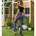 thumbnail image 3 of Women’s Flare Yoga Pants, Crossover High Waisted Casual Bootcut Leggings, 3 of 6
