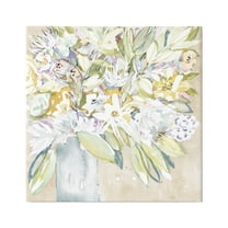 Stupell Industries Abstract Soft Bouquet Botanical & Floral Painting Gallery Wrapped Canvas Art Print Wall Art, 30 x 30