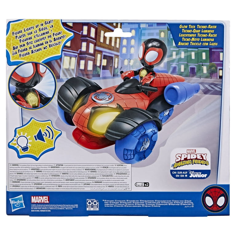 Marvel: Spidey and His Amazing Friends Miles Morales Spider-Man Preschool  Kids Toy Action Figure for Boys and Girls Ages 3 4 5 6 7 and Up 
