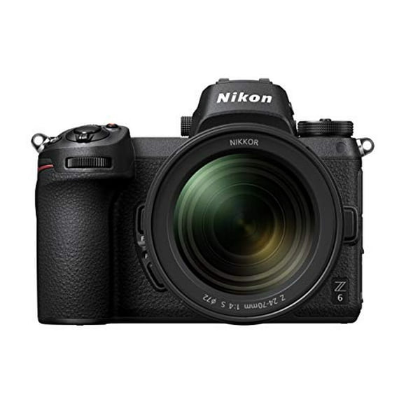 Nikon Z6 - Digital camera - mirrorless - 24.5 MP - Full Frame - 4K / 30 fps - 2.9x optical zoom NIKKOR Z 24-70mm S lens - Wi-Fi, Bluetooth