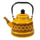 thumbnail image 2 of Tetera esmaltada de 2,5 l, tetera para agua caliente, tetera para café sin silbido. Amarillo Estilo B, 2 of 9