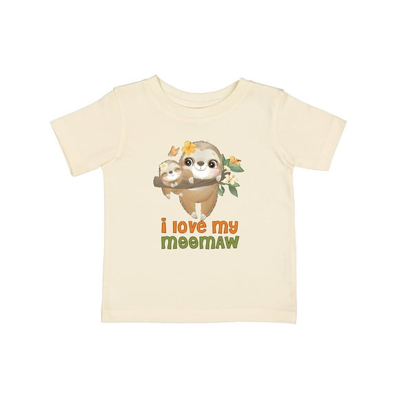 Inktastic Sloth I Love My Meemaw Boys or Girls Baby T-Shirt