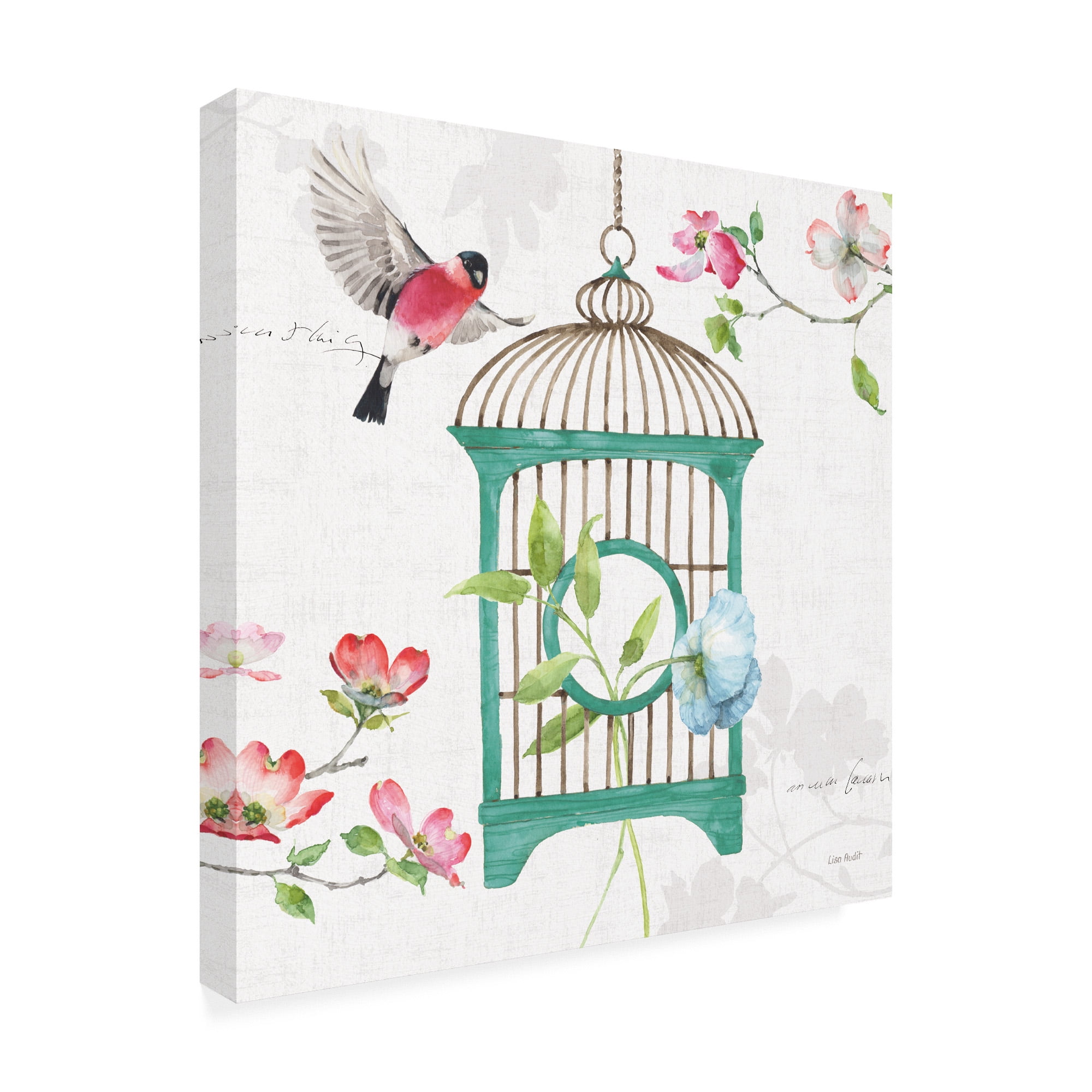 Trademark Fine Art 'Dogwood Garden VII' Canvas Art by Lisa Audit