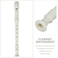 thumbnail image 2 of OULII 4 Ensembles de Clarinettes Basiques en Résine ABS Blanche pour Exploration Musicale, 2 of 8