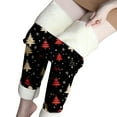 thumbnail image 6 of Endives Women's Fleece Lined Leggings Velvet Warm Christmas Retro Printed Home Leggings Warm Winter, 6 of 6