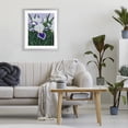 thumbnail image 3 of Stupell Industries Modern Purple & White Irises Gray Framed Print Under Glass, 17 x 21, by Sarah Waldron Kimball, 3 of 8