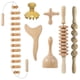 thumbnail image 4 of Herramientas de masaje con ventosas de madera, herramientas de masaje de drenaje linfático para el cuerpo de madera, hoja raspadora de copa anticelulítica,, 4 of 5