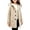 Khaki, variant on GiLiling Kids Toddler Boys and Girls Single Breasted Pea Coat Wool Blend Trench Coat Long Sleeve Mid Length Hooded Overcoat (Blue, 3-4 Years)
