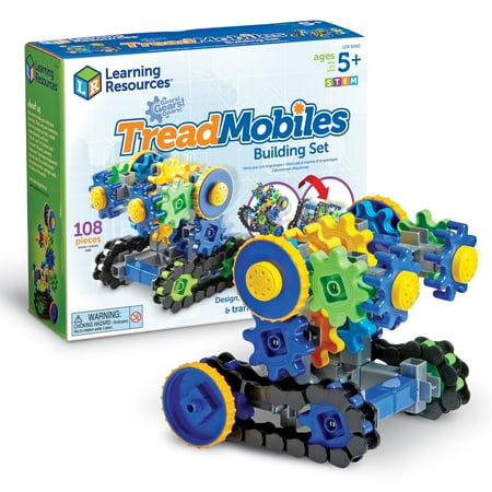 UPC: 0765023092400 | Learning Resources Treadmobiles LER 9240 Building Set (108 Pieces)