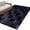 Blue, variant on Round Area Rug 3 Ft, Blue Black Cubes Washable Non-Slip Circle Carpet for Living Room/Bedroom, Modern Geometric Abstract Art Low-Profile Small Floor Mats Collection Rugs for Indoor