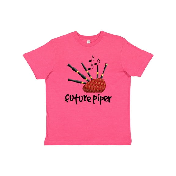 Inktastic Bagpiper Kids Future Piper Youth T-Shirt