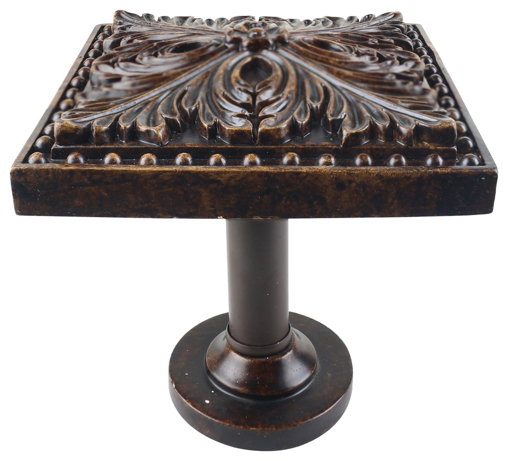 Urbanest Large Elmore Drapery Medallion Holdback Mahogany