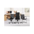 thumbnail image 2 of Lorell Hi-Back Exec Chair 25"x26-3/4"x45" Black Leather 59537, 2 of 11