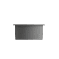 thumbnail image 5 of BOCCHI Sotto Round Undermount Fireclay 18.5 in. Single Bowl Kitchen Sink with Protective Bottom Grid and Strainer in Matte Gray, 5 of 6